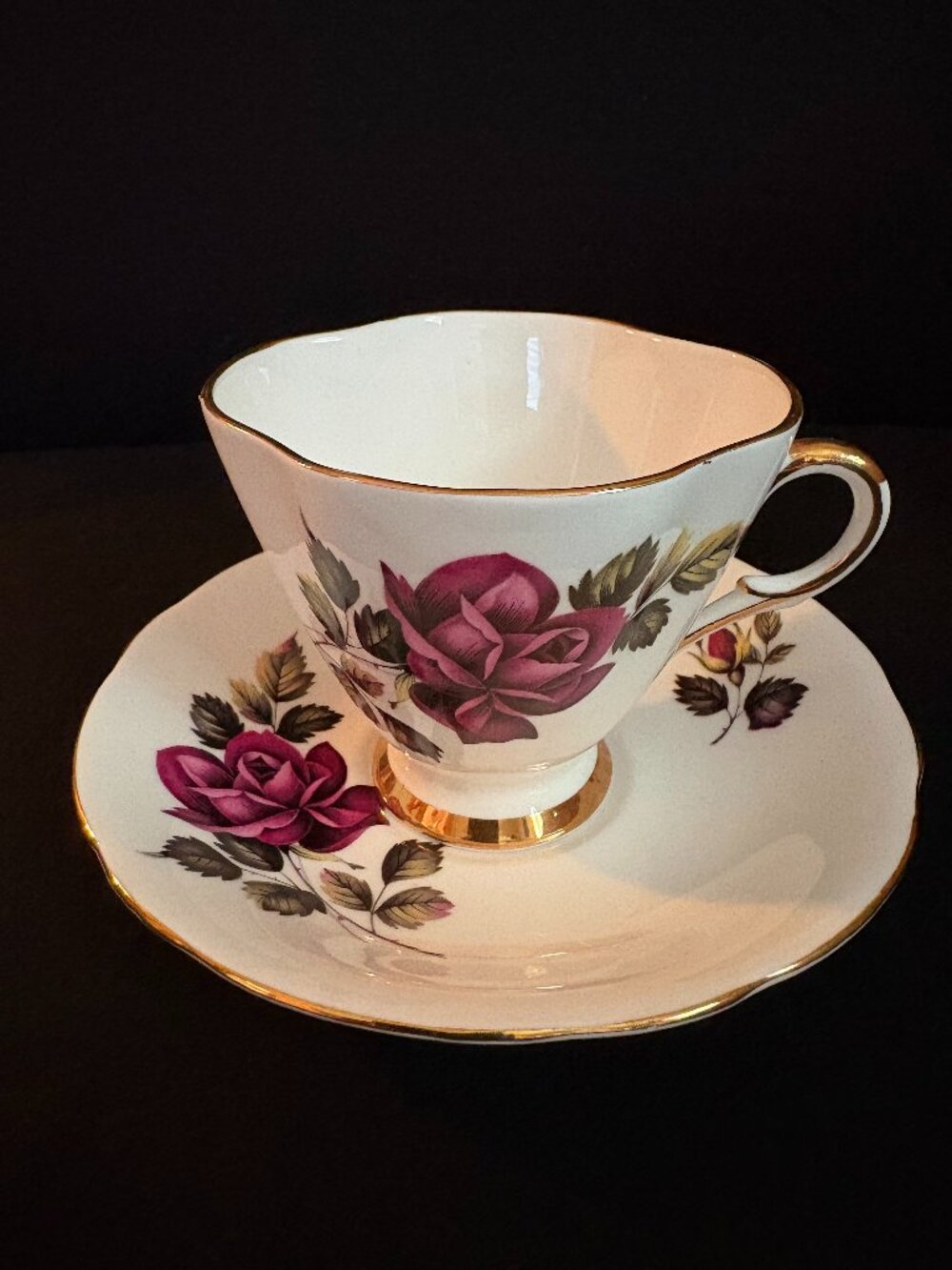 Royal London Bone China Numbered Teacup And Saucer Set